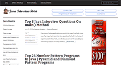 Desktop Screenshot of javainterviewpoint.com